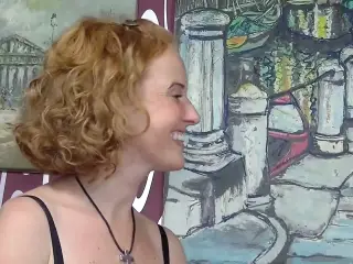 Cute blonde mature gets cum on her face