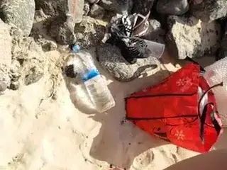 Beach blowjob facial