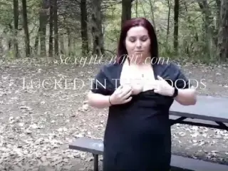 Sexy BBW Fucked in the Woods - FULL