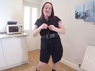 Big Girl Dances with Bouncing Tits