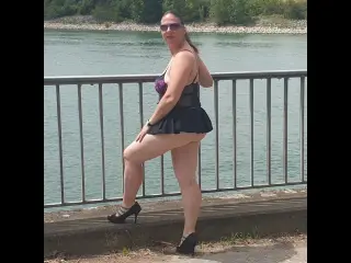 The Biggest Slut In Alsace Shows Her Ass In The Street In Public In Front Of Passers-By