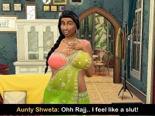 Desi Saree widow aunty Shweta - Part 2 - Wicked Whims