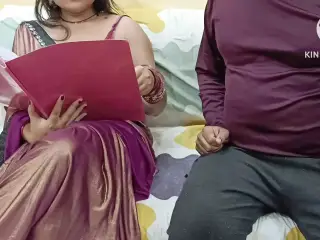 Desi Indian Teacher gives Blowjob and Fucked By student With Hindi Audio Hindi  sex