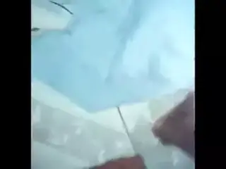 Husband at work and his MILF wife is riding on a black dick