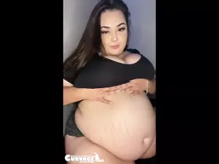 BBW Thicccollegegirl 2021 weigh-in & measurements plus burp