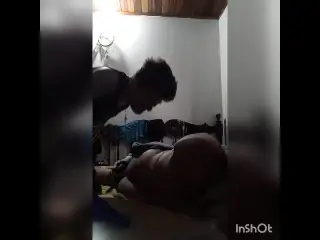 I visit my horny stepmother and it ends in fucking