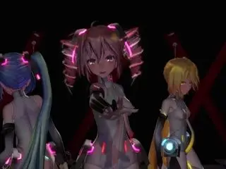 MMD Vokaloids dance