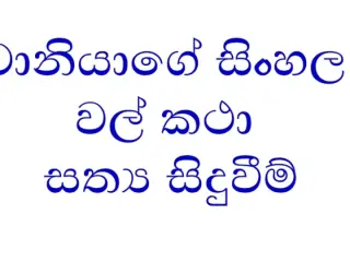 Taniya sinhala wal katha part 1