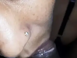 Sexy Pooja giving very nice  deepthroat