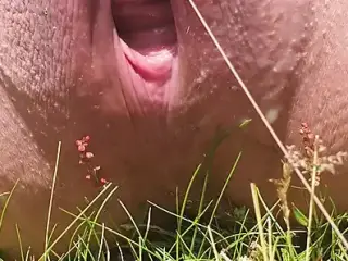 Toying To Orgasm Outdoors