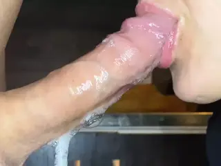 Pleasant and gentle blowjob from a beau KittyElfia Who loves to suck and suck all the sperm that pulsates into her mouth