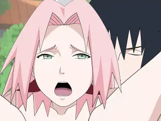 SASUKE AND SAKURA FUCKING BUTTERFLY POSITION (NARUTO HENTAI)