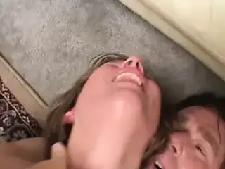 Slut gets facial cumshot after sucking dick and getting DP banged in gang fucking