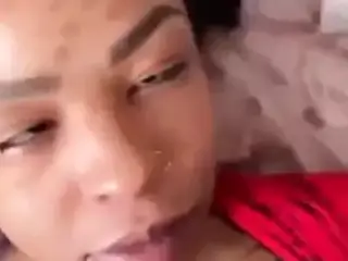 Giving her a mid blowing orgasm