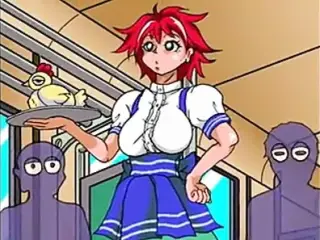 Hentai Asian girl gets more than a train ride