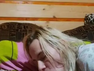 sucking a big perky cock