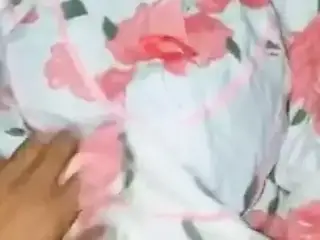 newly wedded couple enjoying sex