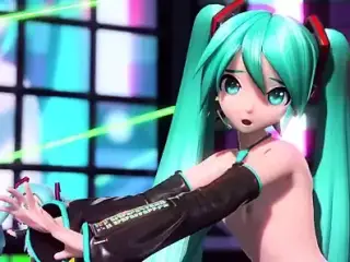 Hatsune Miku nude ecchi dance I'll MikuMiku You (Saltlapse)