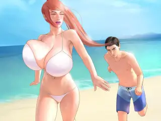 Beach sex with Samantha and Sarah breast Milking lactation outside seaside - Prince of Suburbia Chapter 28