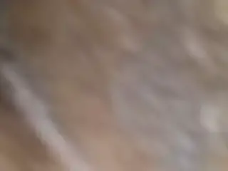 Ebony granny close up creaming on dick