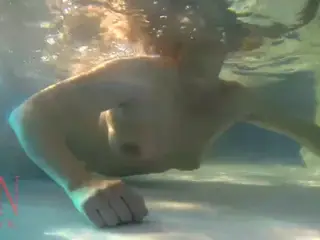 Underwater pussy show. Mermaid fingering masturbation  1