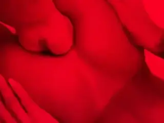 Monika Fox Sloppy Blowjob & Fisting in Red Room