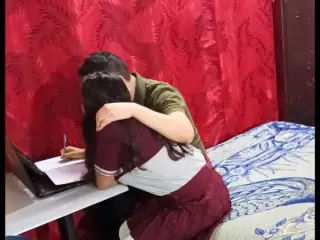 Schoolgirl fucking with Teacher: Little student gets touched and fucked at her teacher's house, real student