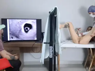 Cuckold takes wife to have an ultrasound!