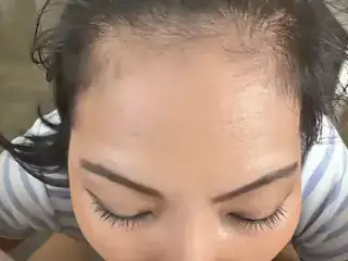 BJ with cum in mouth
