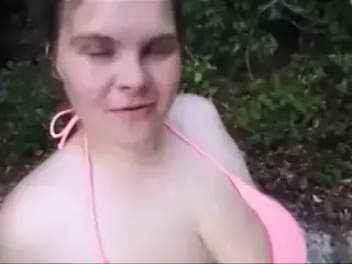 Wife Public Pussy To Mouth Cumshot On Huge Tits