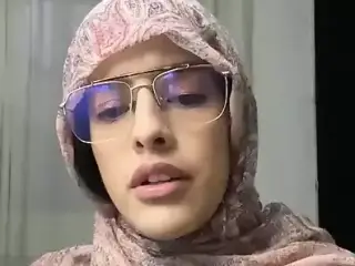 Arab wearing her hijab and having sex with multiple cocks in anal way moans with pleasure