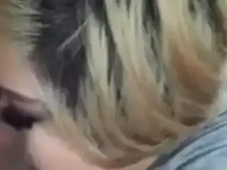 Thick Bitch Sucking Dick in the Car