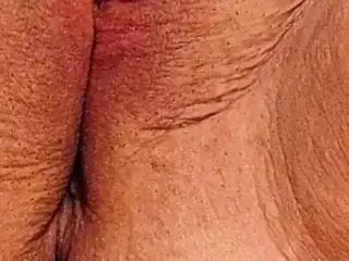 Full orgasm up close