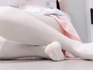 The Ultimate Temptation Of Silk Stockings. Don't Show Your Face.
