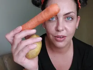 VEGETABLE CHALLENGE!!! I fuck my way through my pantry.