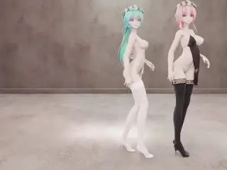 MMD Luka and miku - Chocolate Cream