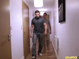 Big-Tittied Skinny Cougar Comforts Her BFs Mate