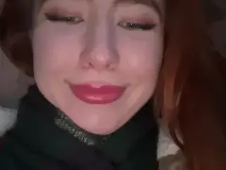 Eva masturbates in the stairwell