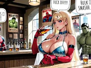 AI Generated Uncensored Anime Comics Of Horny Indian Women With Horny Superheroes