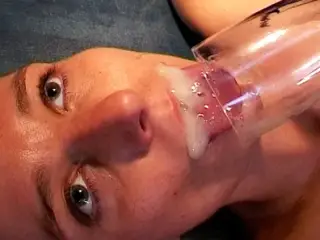 Cum Cocktail! She was disgusted by that much cum