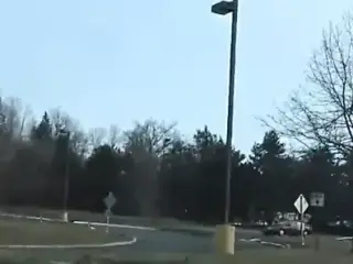 In the car