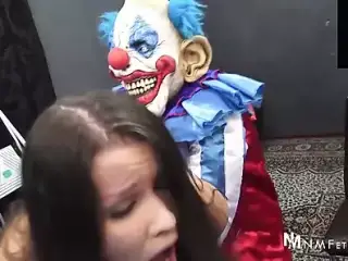 Sophie Wrestles the Clown