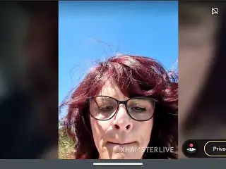 Sexy redhead French mature close-up pussy fingering and squirting