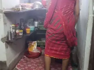 Desi bhabhi chudai in Desi kitchen