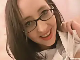 BUSTY HORNY BABE TEASING AND SUCKING COCK