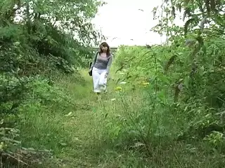 Beautiful brunette MILF from Germany loves dildoing her shaved muff