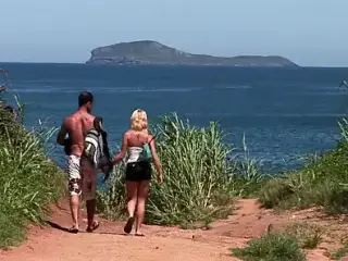 Couple meets stranger on the beach and have sex with him where anything goes