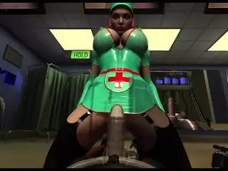 Citor3 3D VR Game latex nurses pump seamen with vacuum bed and pump