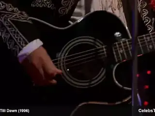 Salma Hayek striptease