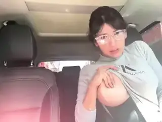 Car Boobs and Pussy Flash 2